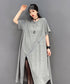 Asymmetry Mesh Layered Dress